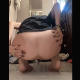 A girl takes a hard, chunky shit on her bathroom floor. Presented in 720P vertical HD format. About a minute.